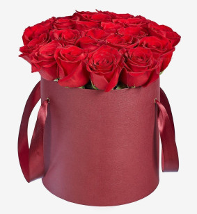 Doboz vörös rózsákkal Image