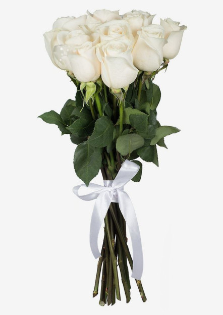 11 fehér rózsa